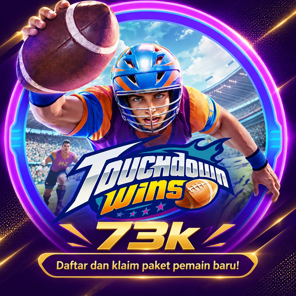 73k · Touchdown Wins · Tampilan permainan